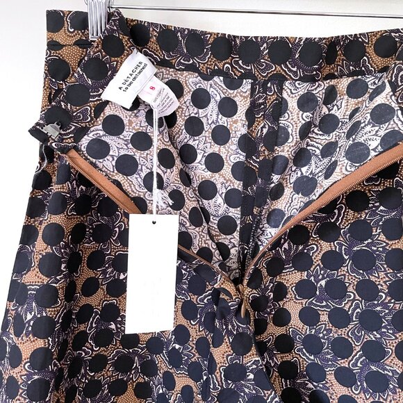 Polka Dots Print Wide Leg Pants - Picture 3 of 5